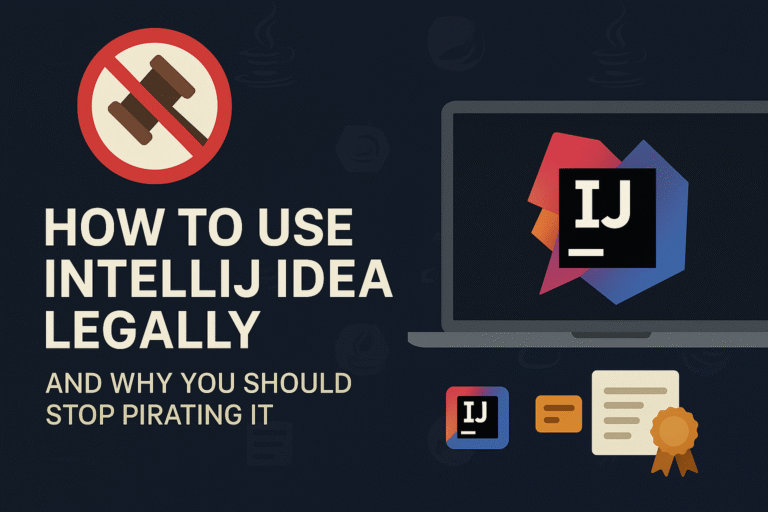 How to Use IntelliJ IDEA Legally (and Why You Should Stop Pirating It)